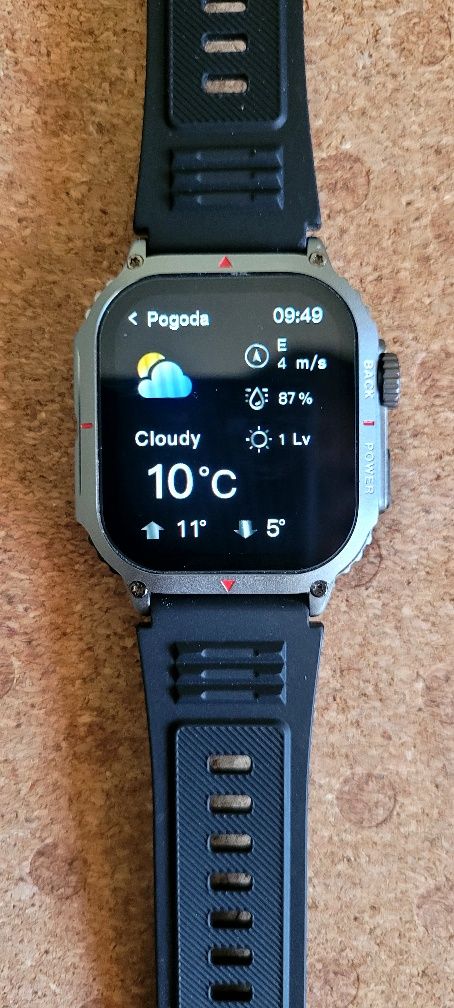 Super smartwatch pomiar ciśnienia