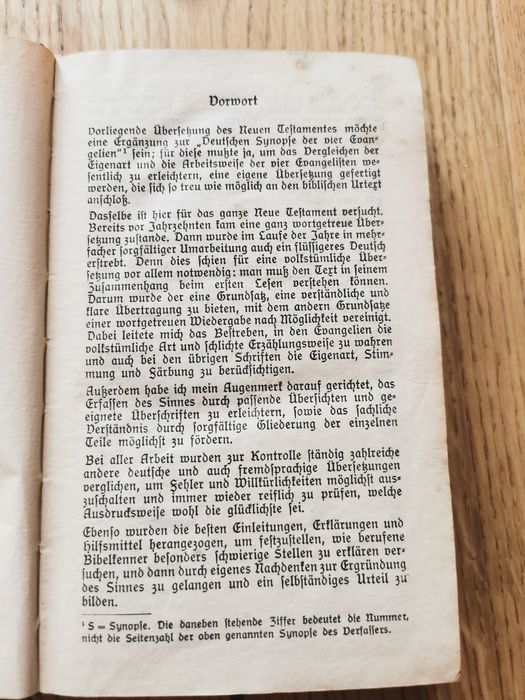"Das Neue Testament"  Stara Książka Antyk 1945