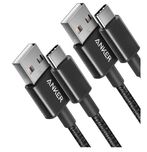 Зарядний кабель Anker A8172 з нейлону USB-A - USB-C, 2 шт