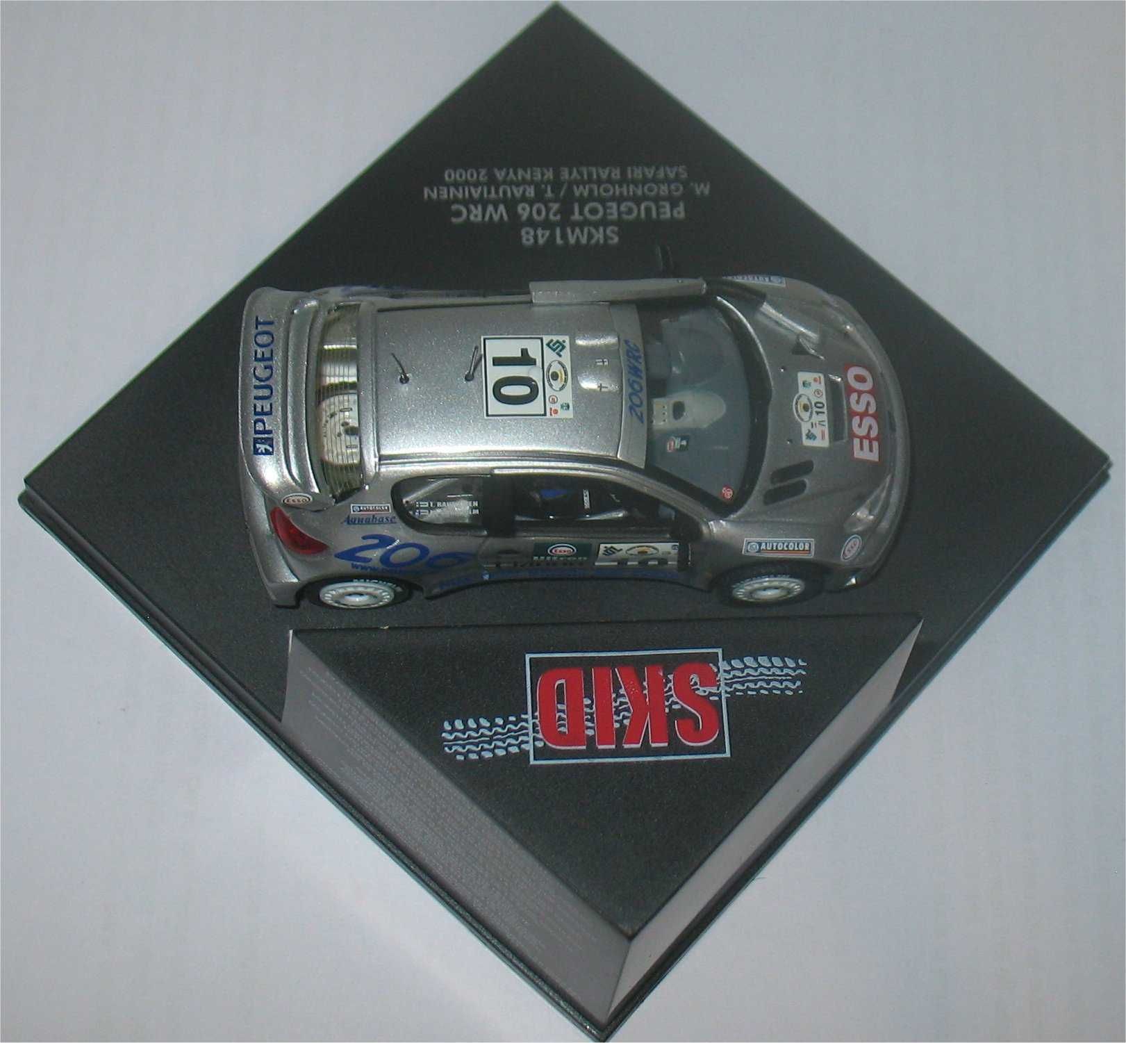 Skid -Peugeot 206 WRC -Rally Safari 2000/Campeão 2000- Marcus Gronholm