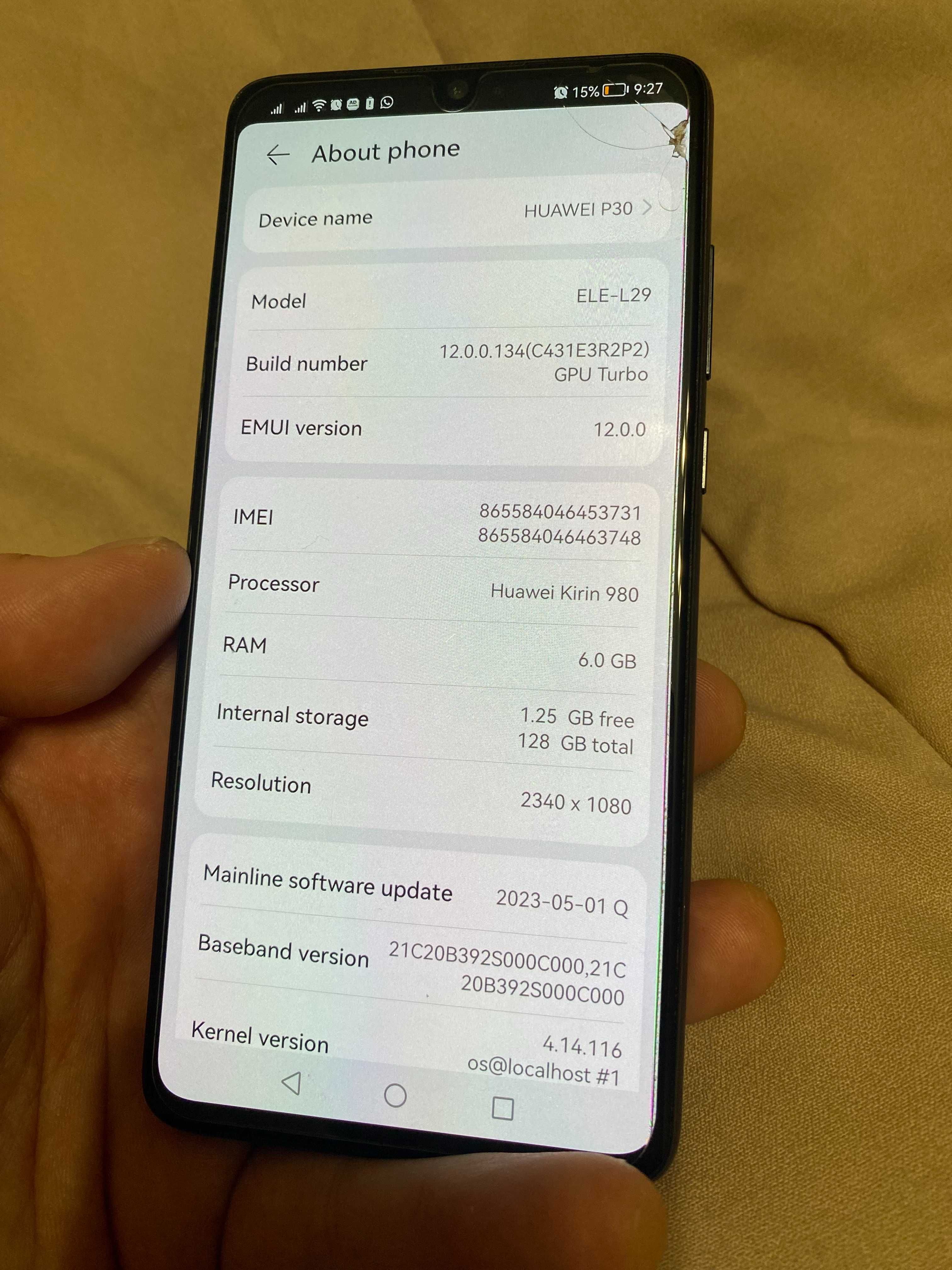 Смартфон Huawei P30 6/128GB