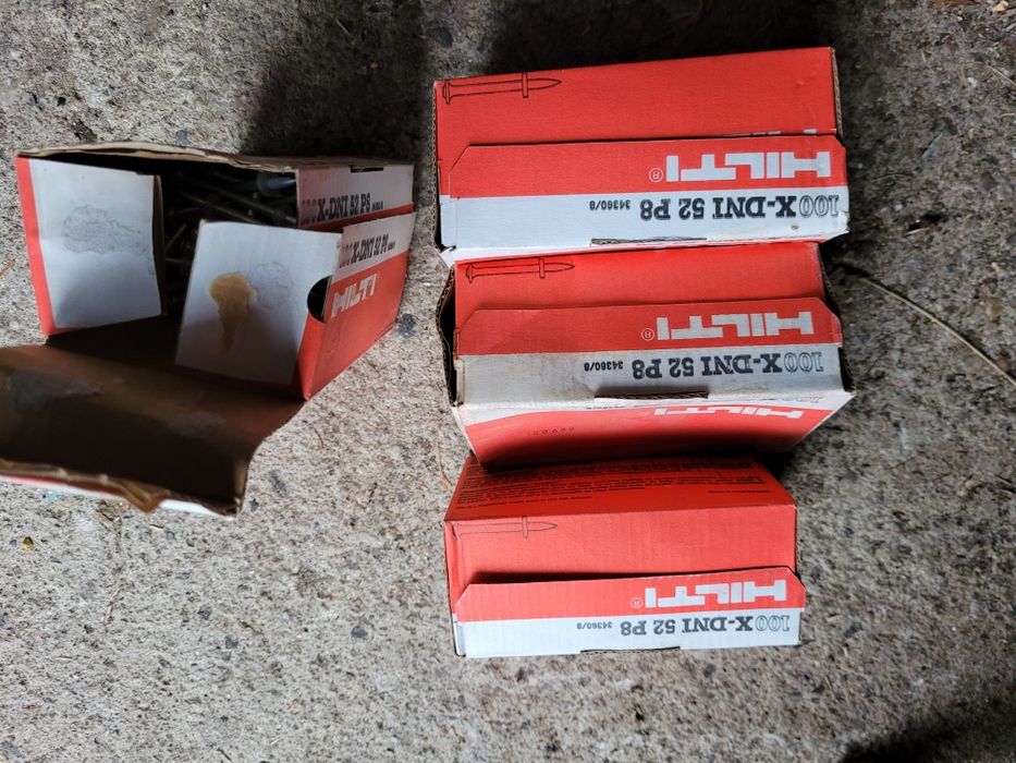 Hilti gwoździe do betonu 390szt 52 p8