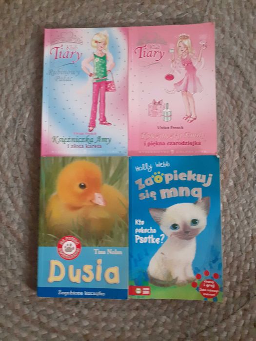 Zestaw 4 Bajek Klub Tiary 2 szt , Dusia oraz Zaopiekuj się mną