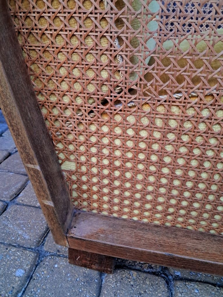 fotel vintage fotel boho fotel rattan fotel rafia ludwik ludwikowski