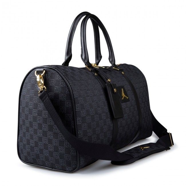 Jordan Duffle Monogram чорна спортивна сумка в зал Nike