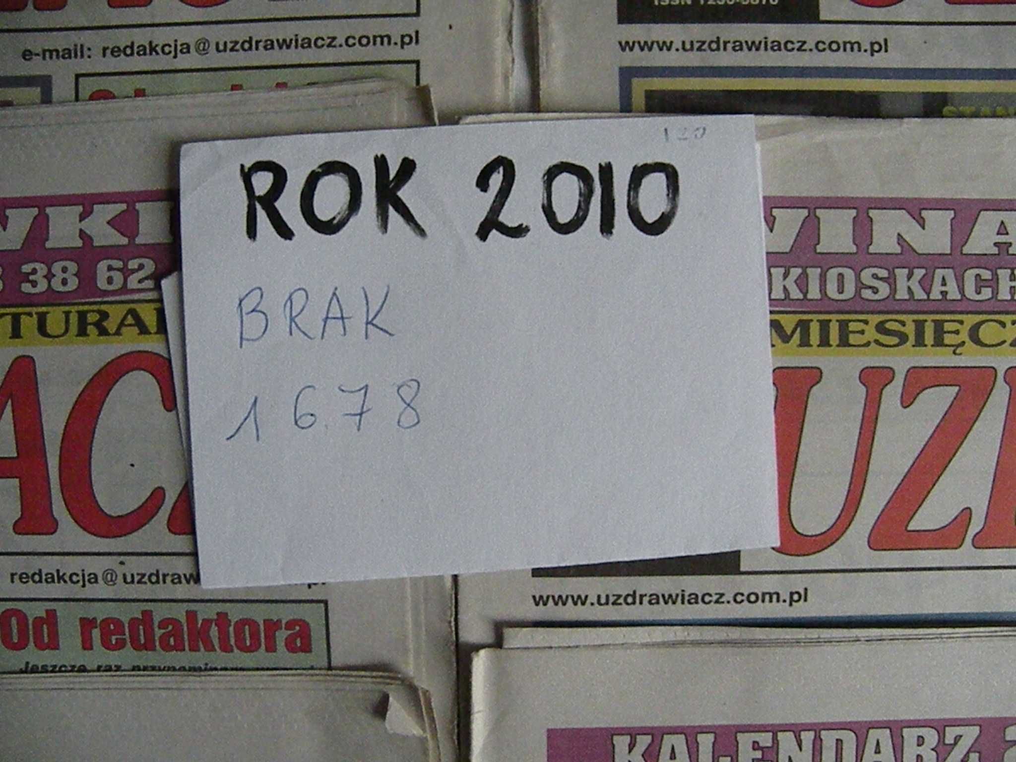 Uzdrawiacz miesięcznik 2010 zestaw