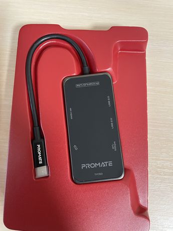 Продаю USB-C хаб 7-в-1 HDMI/USB-C/USB 3.0/2xUSB 2.0/SD/MicroSD