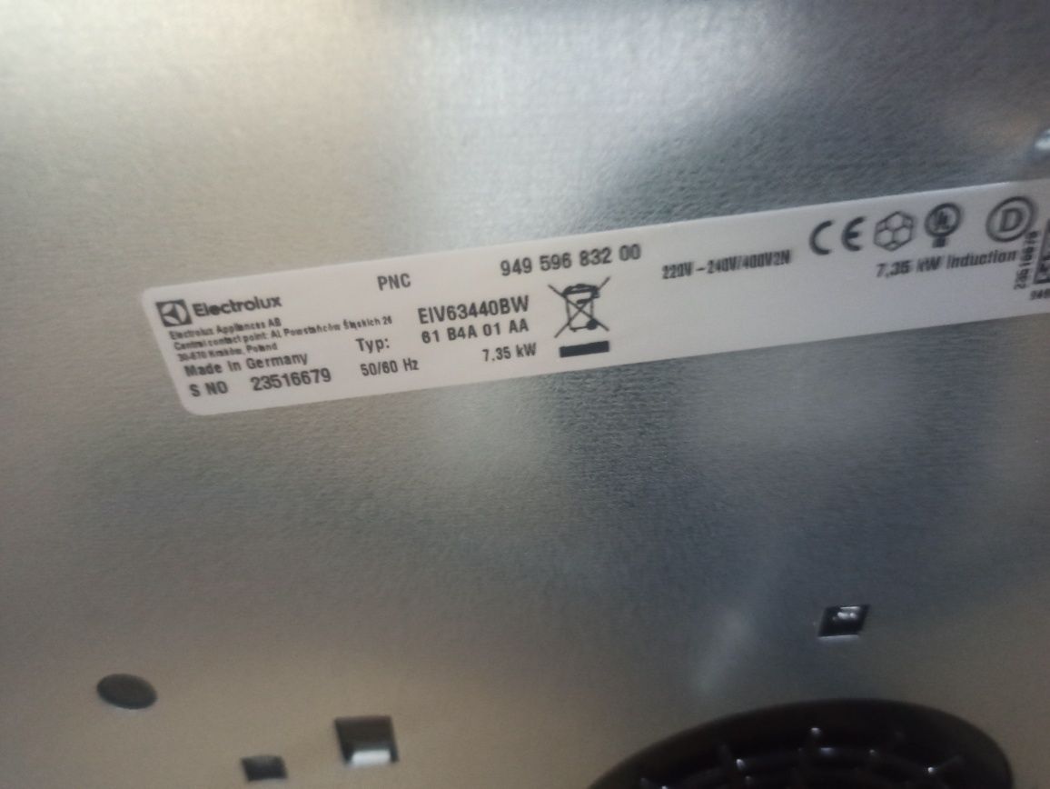 OUTLET Wspólna 6 Janki Płyta Electrolux EIV63440BW