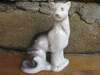 Duża Porcelanowa figurka_ PUMA_ POŁONNE WOŁYŃ
