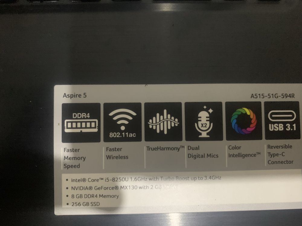 Portatil acer como novo