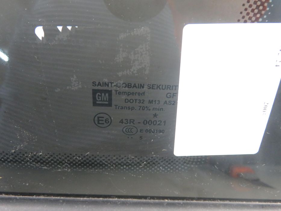 Szyba Karoseryjna Prawa Tylna Opel Zafira B Minivan