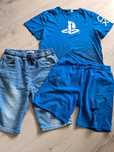 sony playstation t shirt spodenki