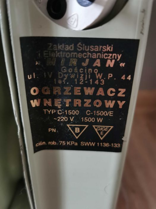 Grzejnik, elektryczny