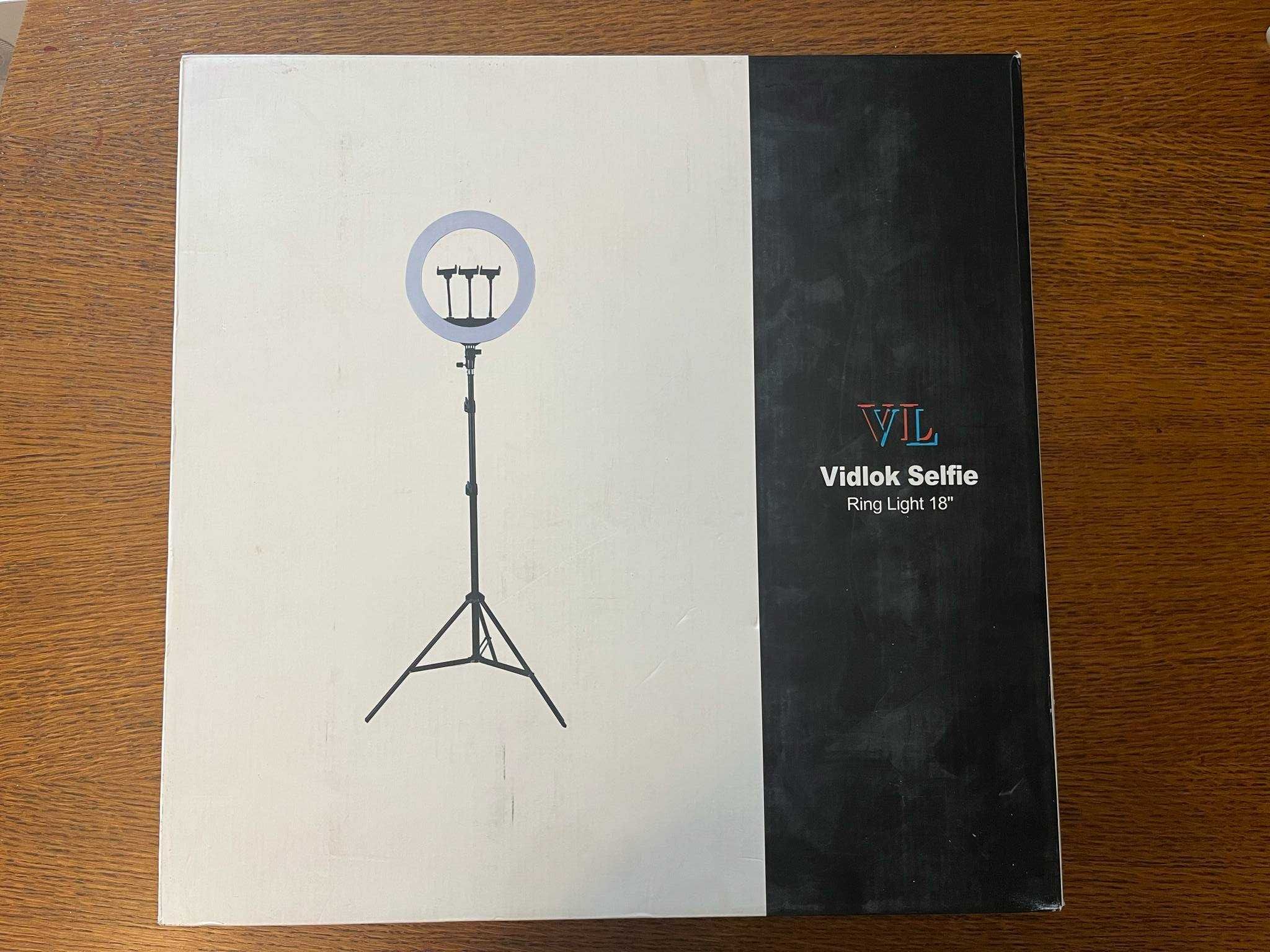 Lampa Pierścieniowa Vidlok Selfie 18''