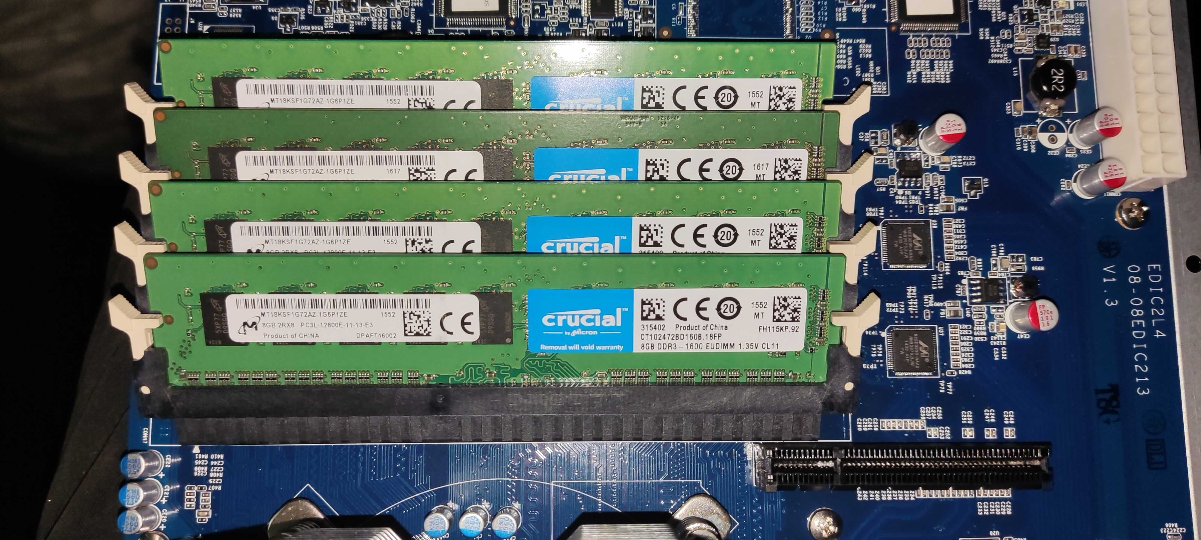 Synology DS3615xs 32GB ECC RAM, Xeon E3-1275L v3, PCI-express