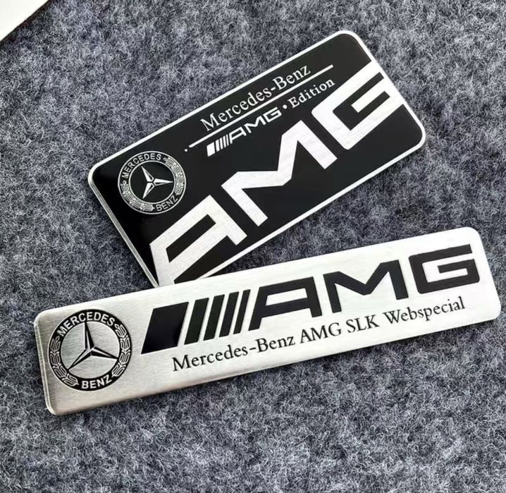 Металічний шильдик AMG, Lorinser, BRBS, Affalterbach