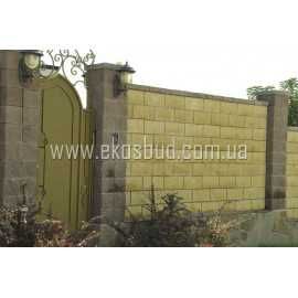 Тротуарная плитка Лайнстоун укладка Колпак на столб забора