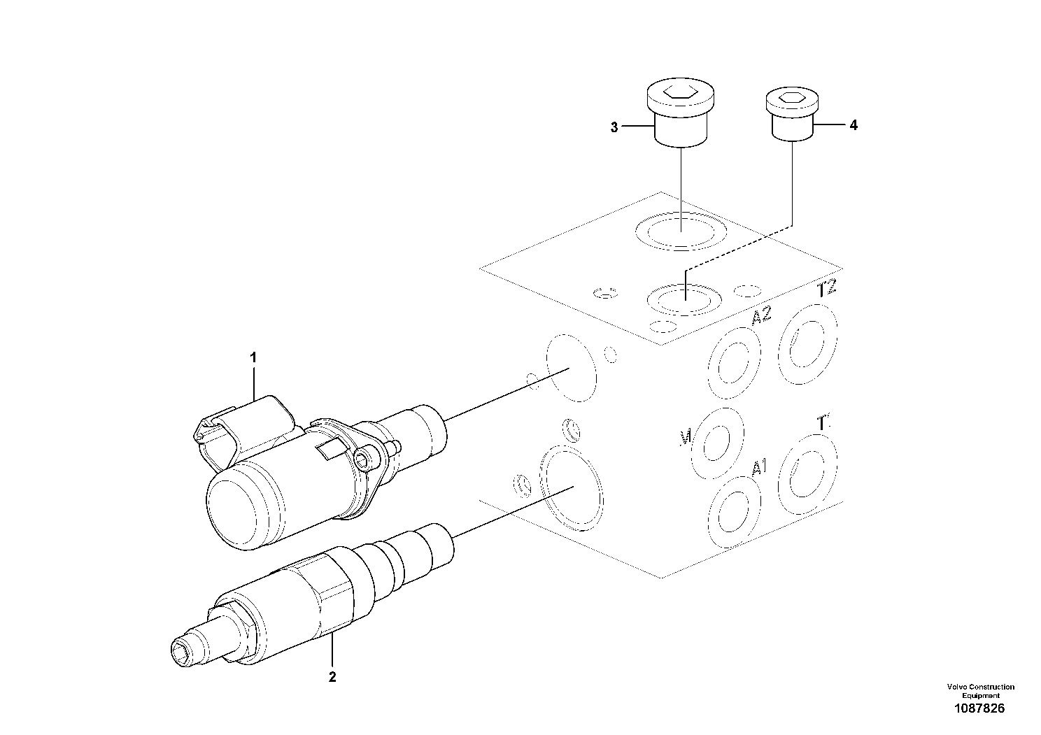 Клапан гідравлічний / гидравлический клапан Volvo RM80921703