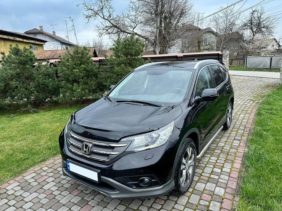 Honda CRV Дефлектор капота (мухобойка) EuroCap