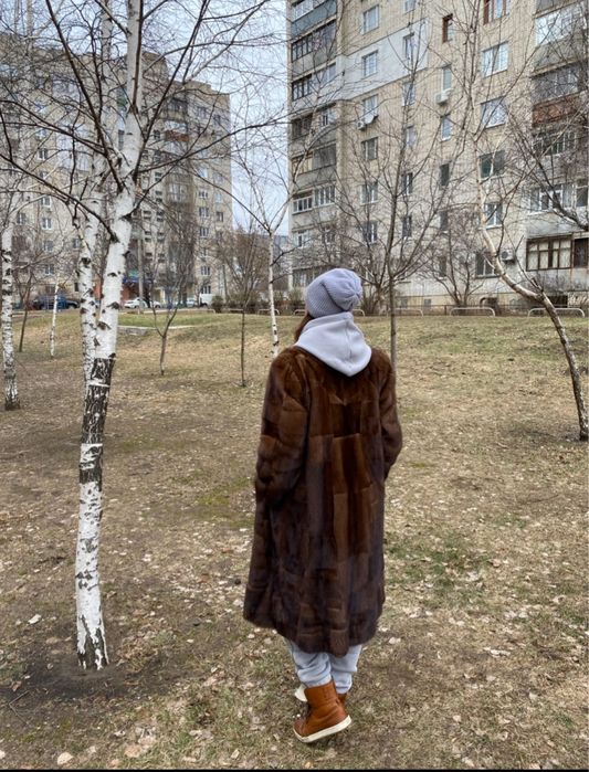 Норковая шуба б/у