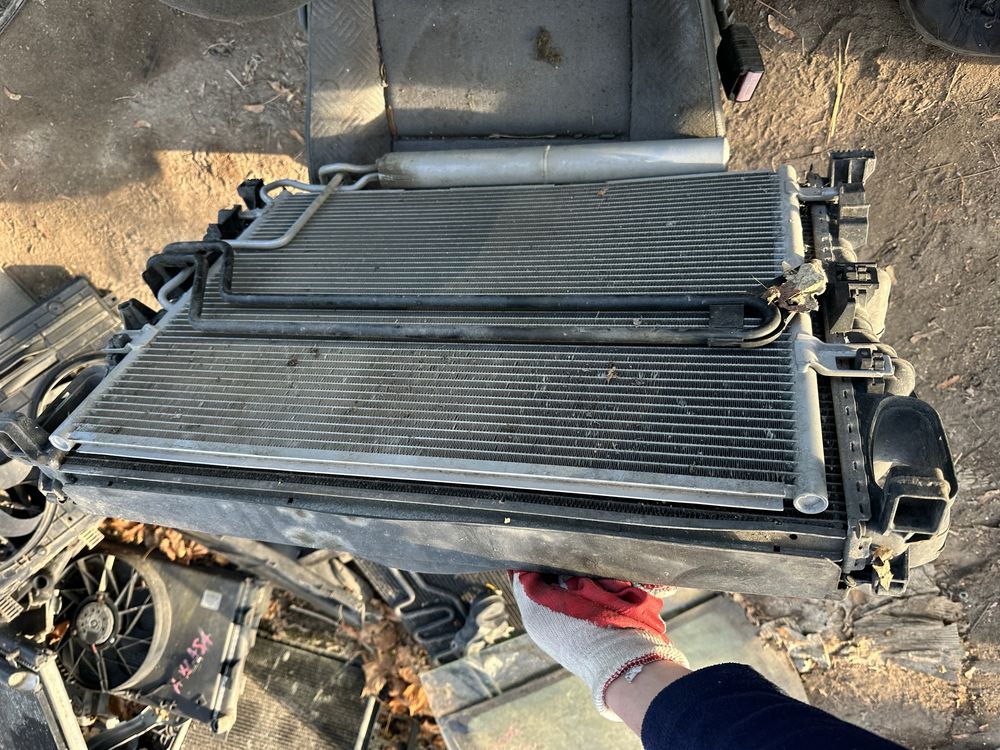Chłodnice Mercedes W211 Lift Wentylator Chłodnica wody klimatyzacji