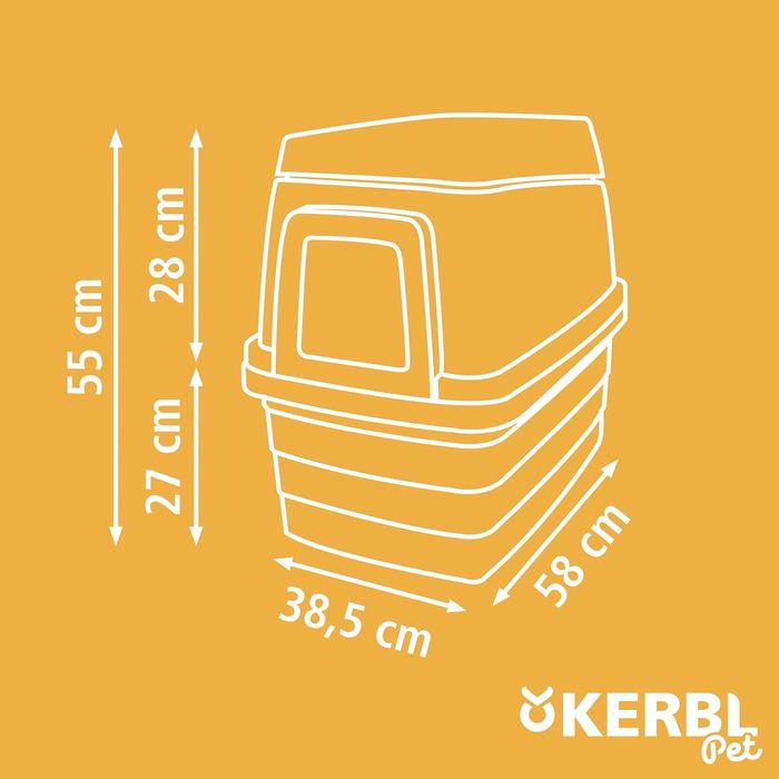Kerbl Pet Zestaw dla królików odporny na warunki atmosferyczne domek