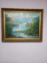 Картина маслом на холсті Ніагарський водопад