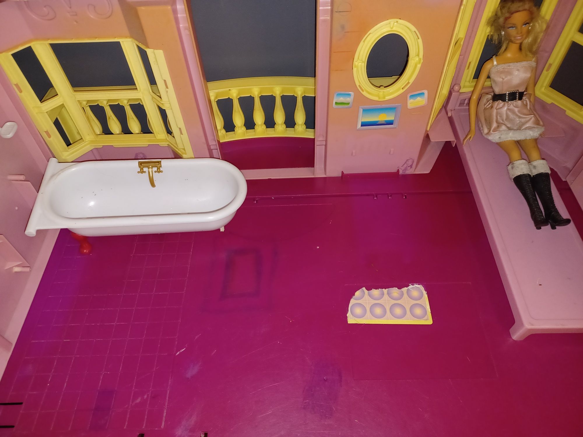 Olbrzymi domek dla lalek Barbie 68×45×76cm
