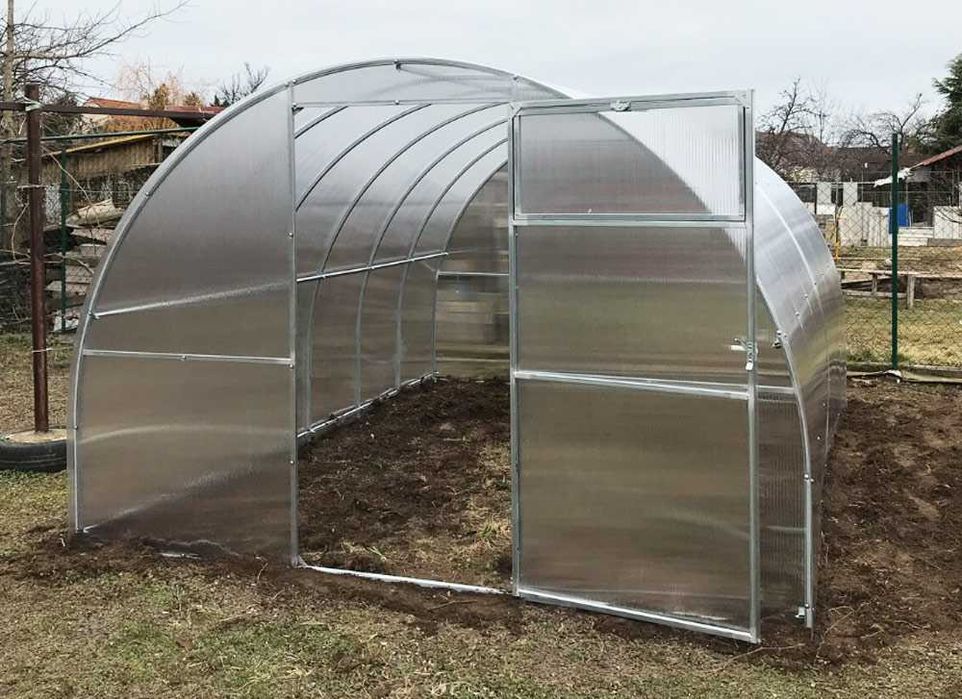 Szklarnia z poliwęglanu 3x4 3x6 3x8 3x10 3x12m pr. 40x20/20x20mm 4-6mm