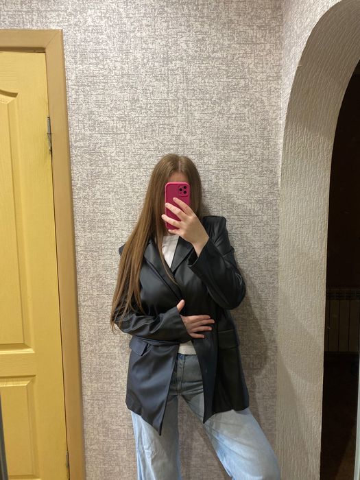 Піджак з еко шкіри