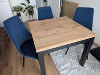 Stół z krzesłami , krzesła , Loft