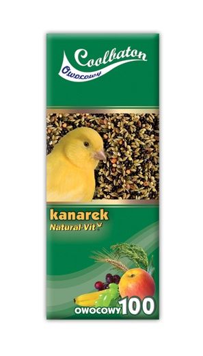Natural-Vit kolby  Coolbaton kanarek owocowy 2x50g