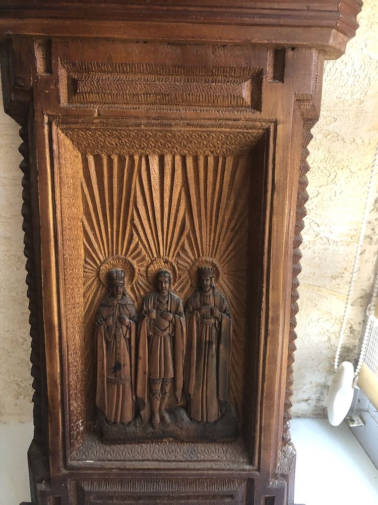 Резная картина три апостола(патриарха)