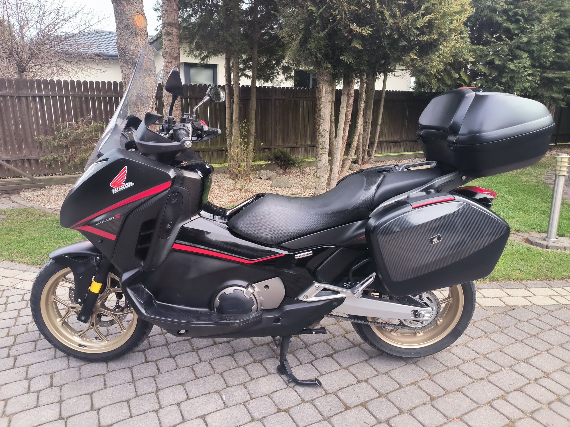 Honda Integra S 750 , 3 oryginalne walizki