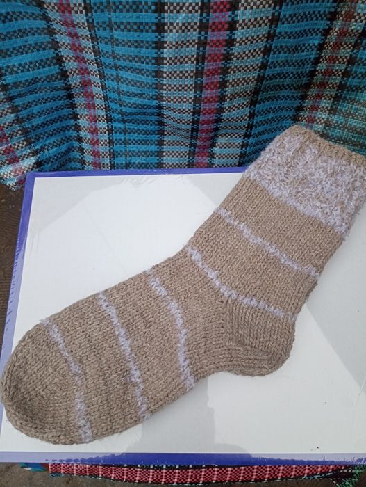 Носки вязаные, тёплые