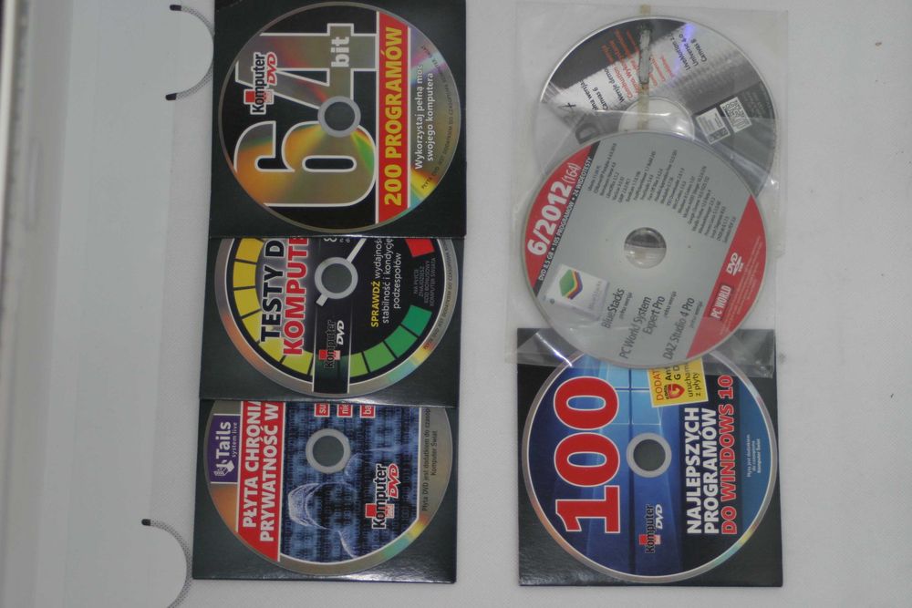 CD/DVD dodawane do czasopism.