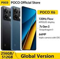 Смартфон POCO X6 с Snapdragon 7s Gen 2 120 Гц Flow AMOLED, 12/256.