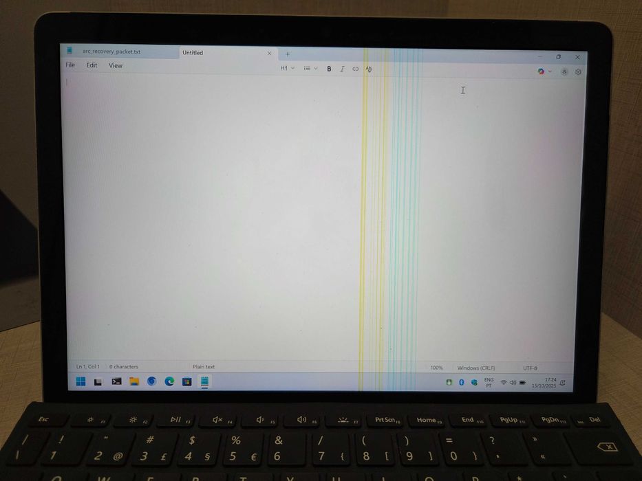 Microsoft Surface Go2 - Core m3 - 8GB RAM - 128GB Disk + Teclado e W11