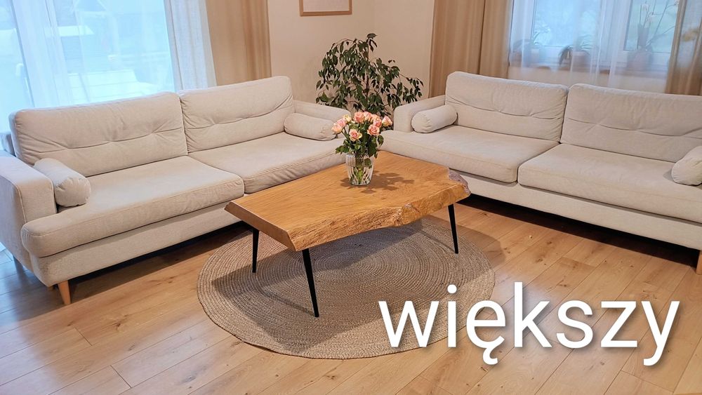 Stolik kawowy dębowy monolit