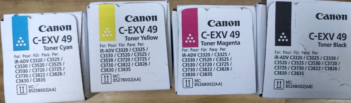 Оригінальні НОВІ картриджі Canon C-EXV 49