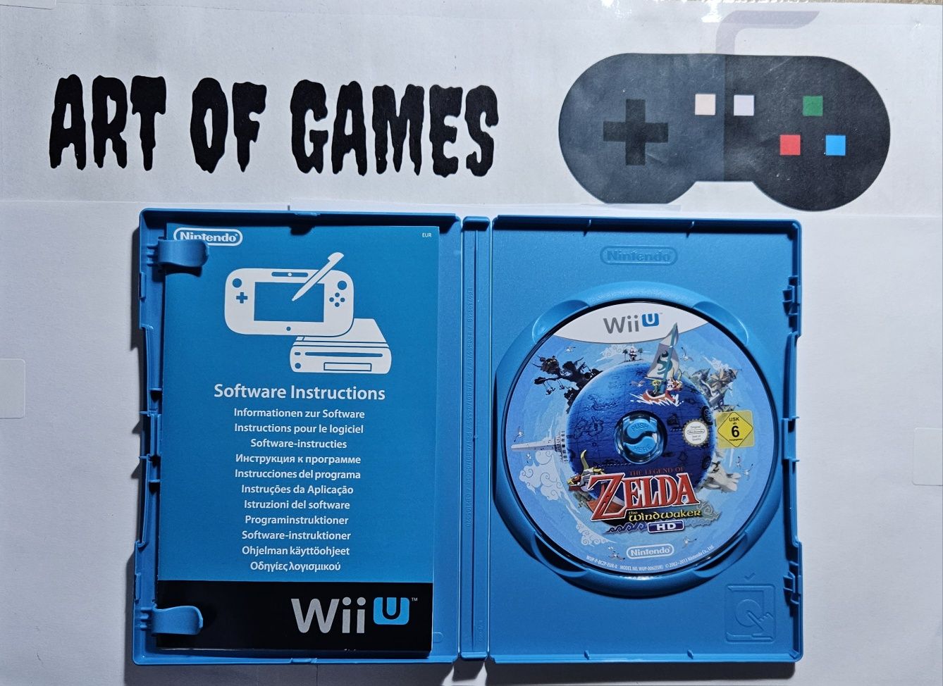 The Legend of Zelda The Windwaker HD Nintendo Wii U 3xA Wind Waker