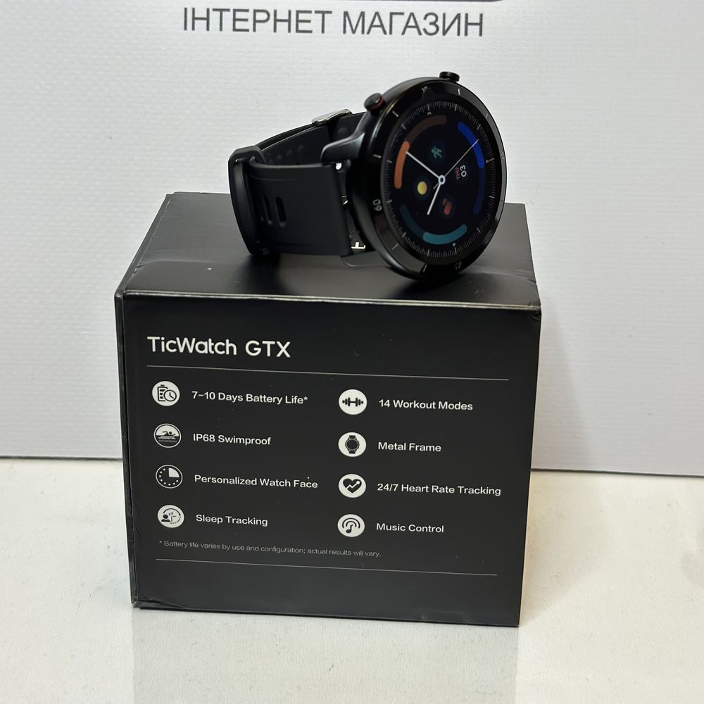 Новий Смарт-годинник TicWatch GTX Fitness
