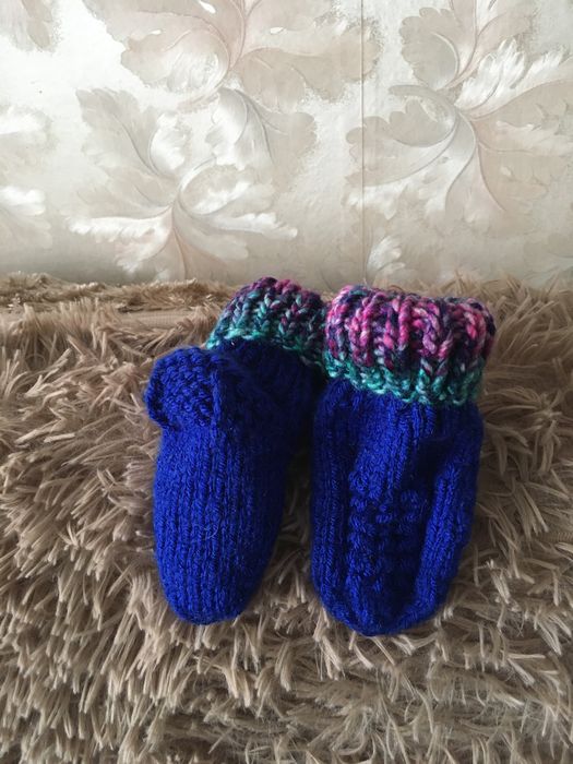 Дитячі вязані шкарпетки /пінетки/