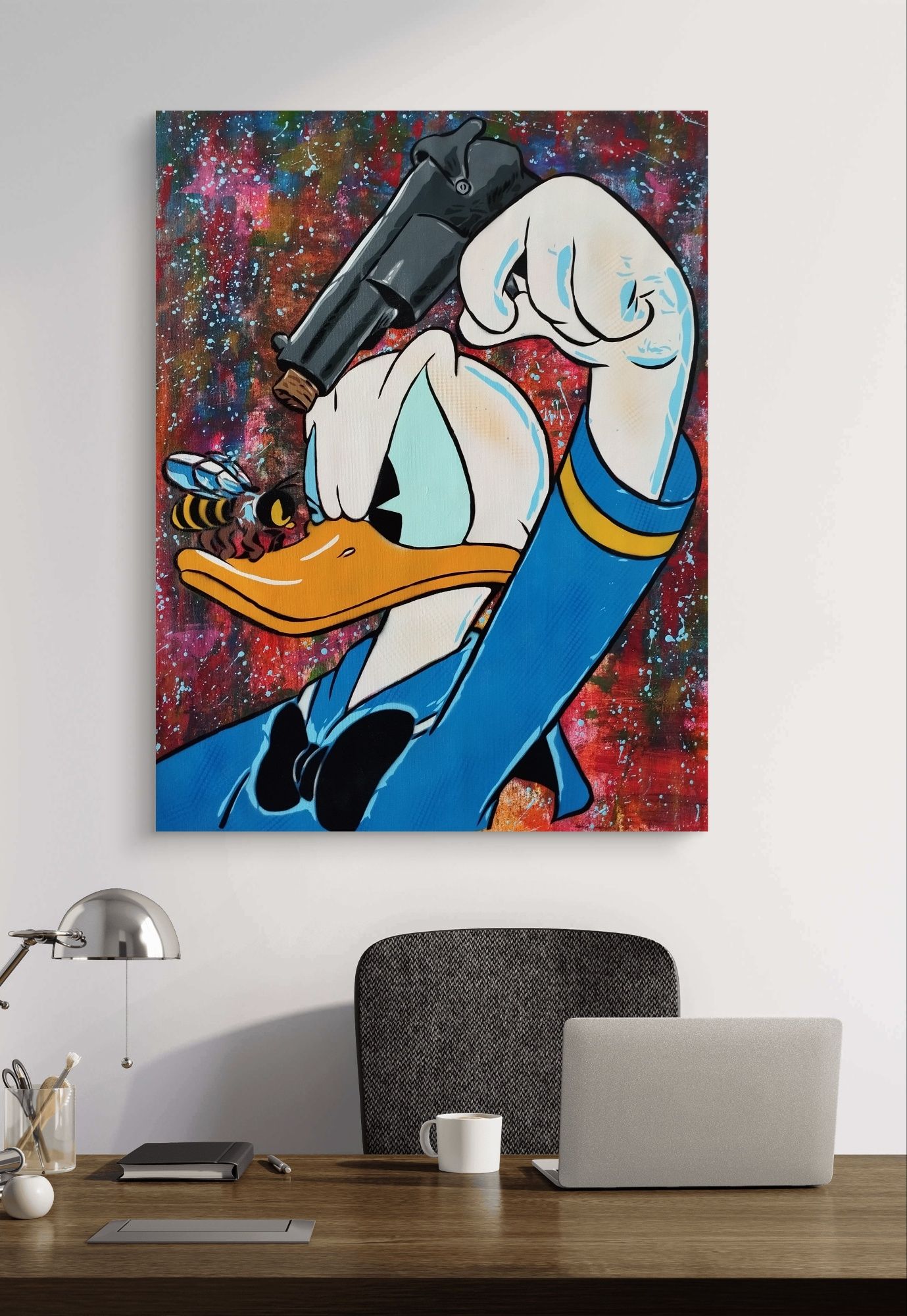 Tex Willer pintura em tela