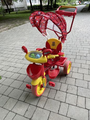 Велосипед дитячий триколісний детский з ручкою
