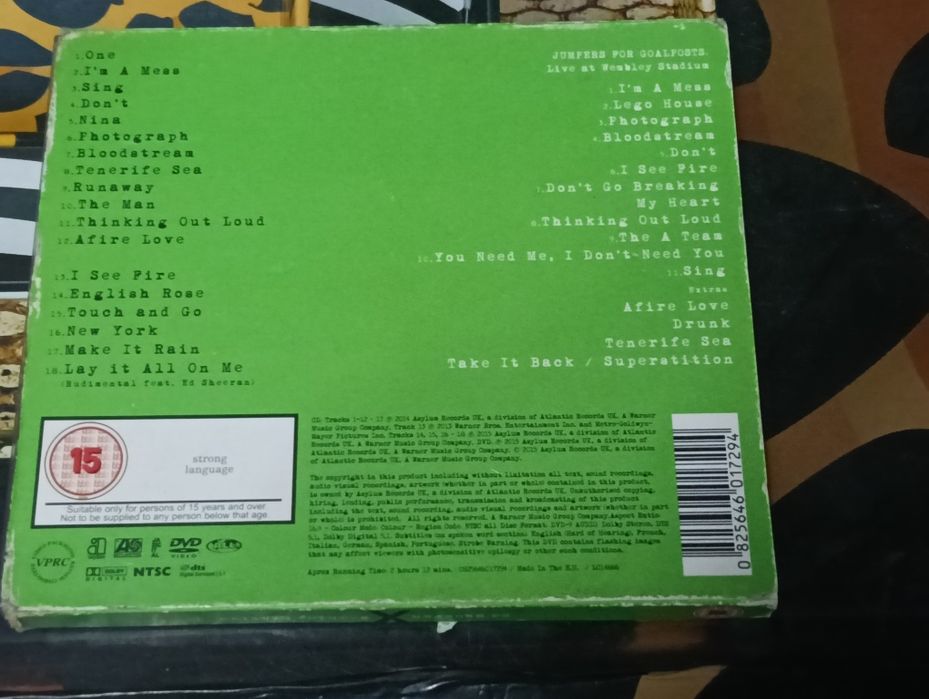 CD+ DVD Ed Sheeran Wembley Edition