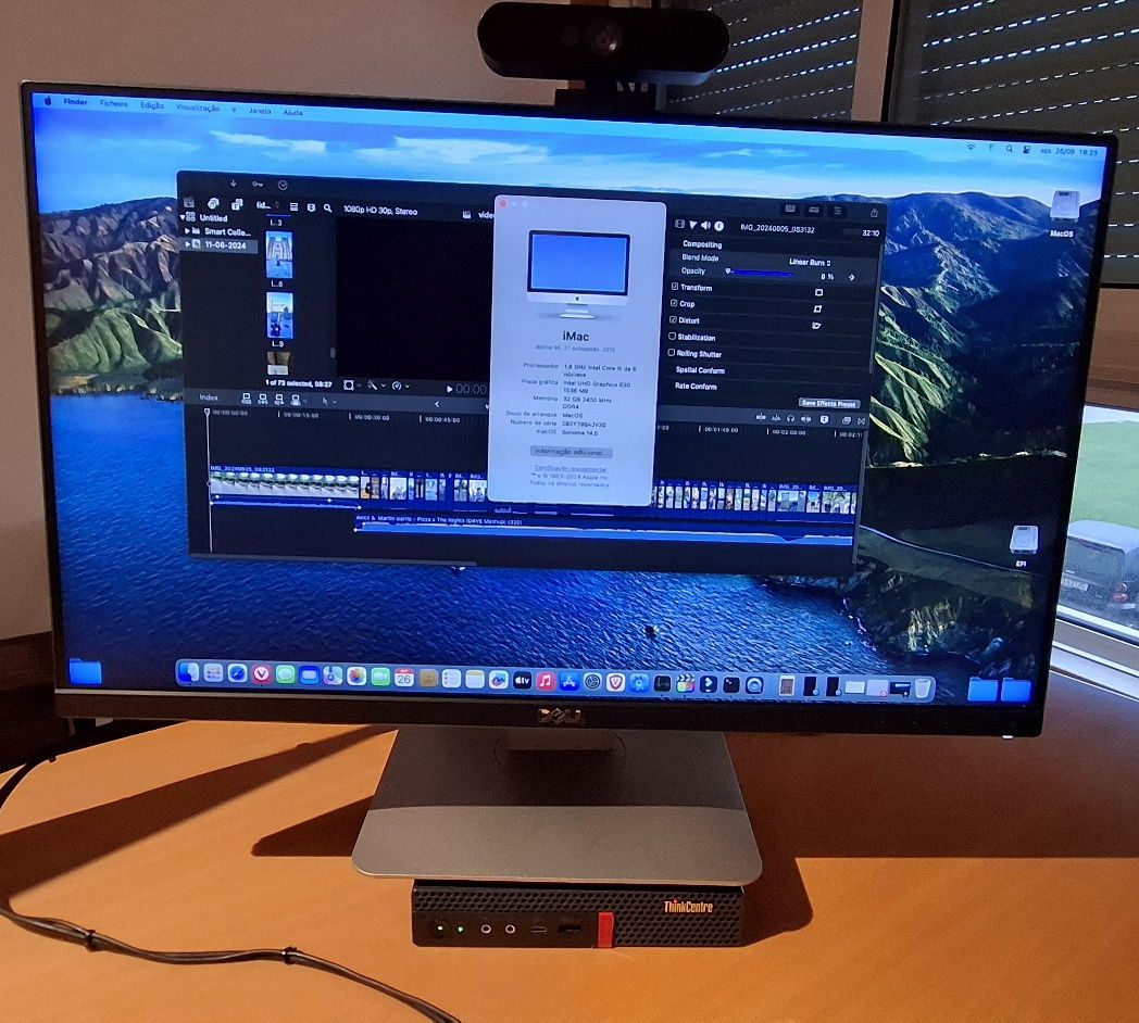 Lenovo ThinkCentre M720q – i5 | 32GB RAM | 512GB NVMe | MacOS