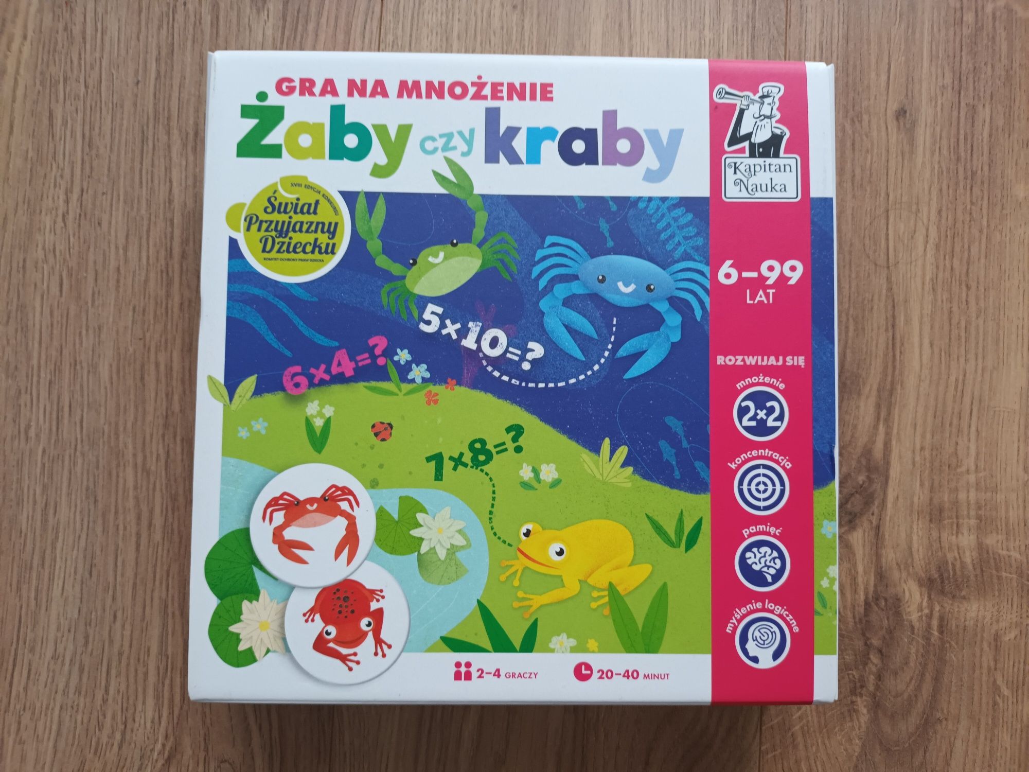 Gra edukacyjna Żaby czy kraby