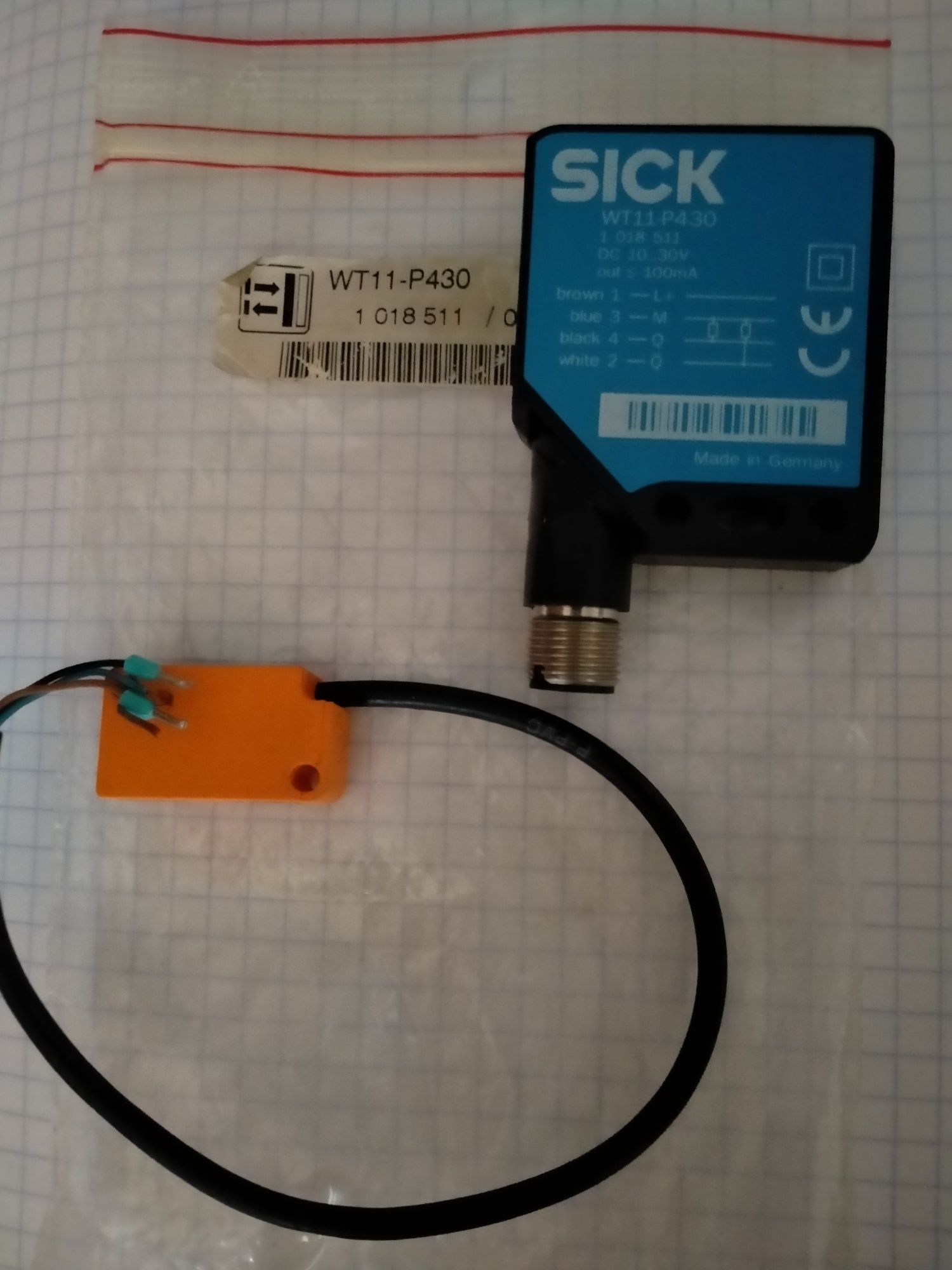 Датчик оптический sick wt11-p430