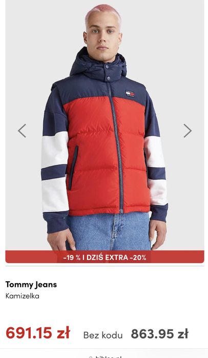 Tommy Jeans kamizelka nowa